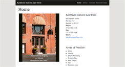 Desktop Screenshot of kathleenkohorstlaw.com